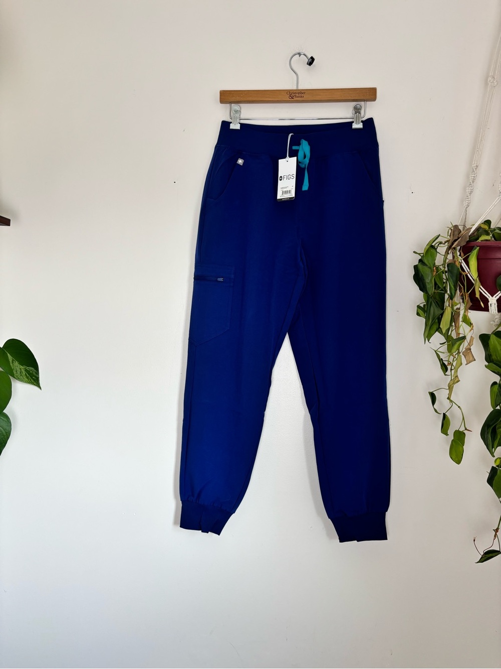 FIGS Zamora High-Rise Jogger Scrub Pant Blue - Picture 3 of 6